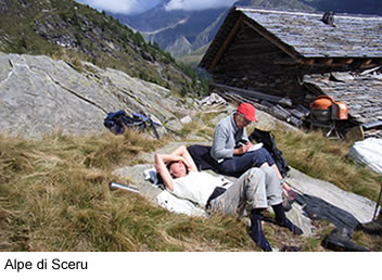 Ausruhen und Entspannen in der Natur: Alpe di Sceru