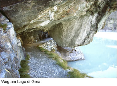 Weg am Lago di Gera