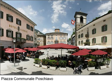 Piazza Communale Poschiavo