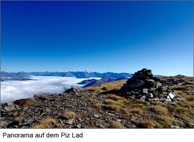 Panorama auf dem Piz Lad