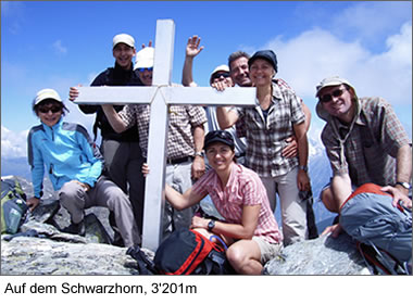 Auf dem Schwarzhorn, 3201m