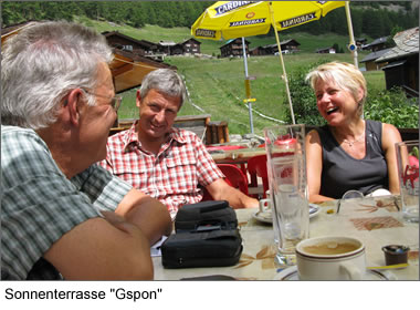 Sonnenterrasse Gspon