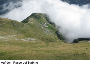 Auf dem Passo del Turbine