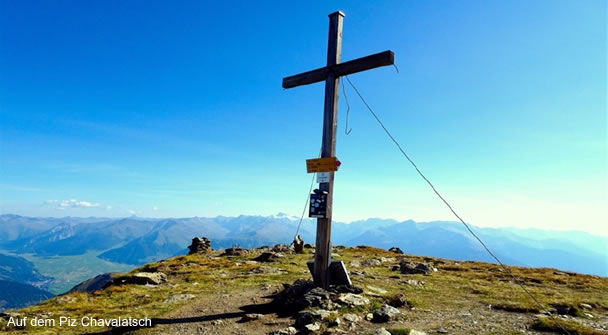 Auf dem Piz Chavalatsch