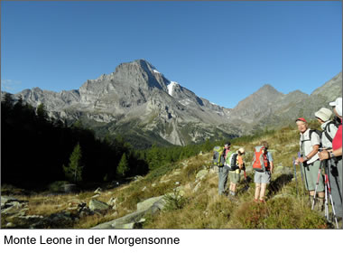 Monte Leone in der Morgensonne