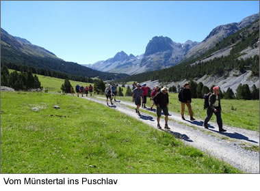 Auf dem Höhenweg nach Gspon