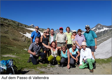 Auf dem Passo di Valtendra